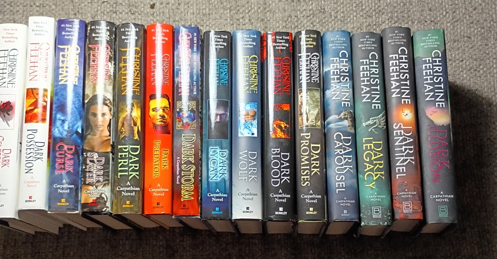 Christine Feehan Dark Series(Carpathian Series). 15 Hard Back