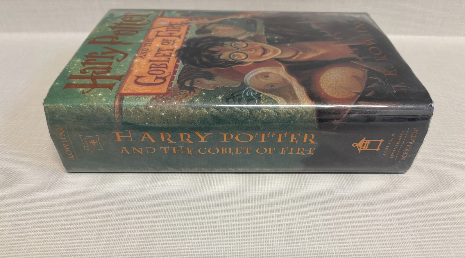 Harry Potter & Goblet of Fire JK Rowling 1st ed 1st prt LN 00 hdbk plastic cover