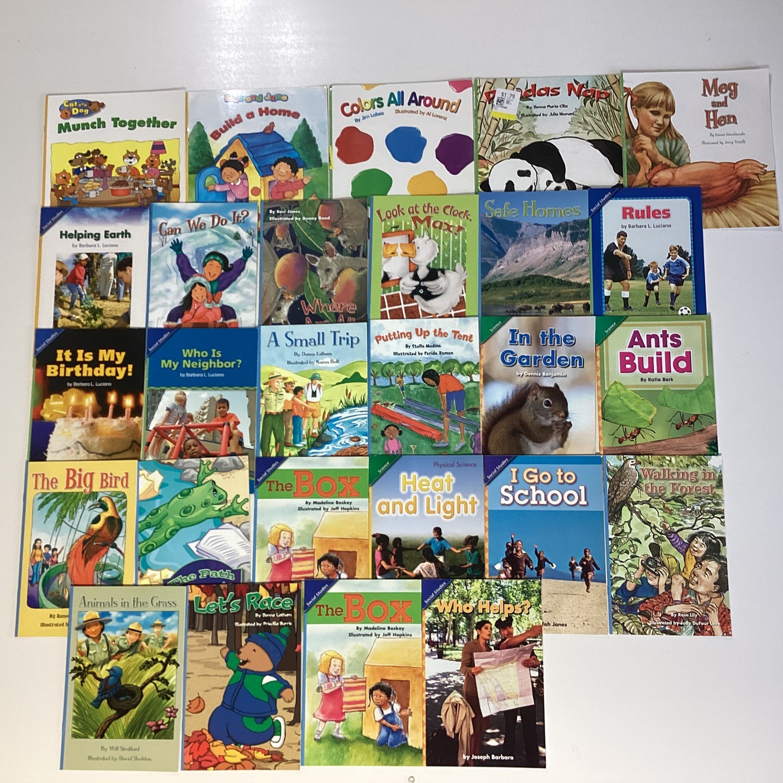 Kindergarten Reader Lot of 27 books Pearson Scott Foresman Level A-C