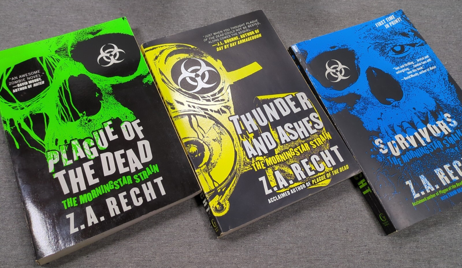 Z.A Recht Morningstar Strain 1-3 Plague of the Dead, Thunder & Ashes, Survivors