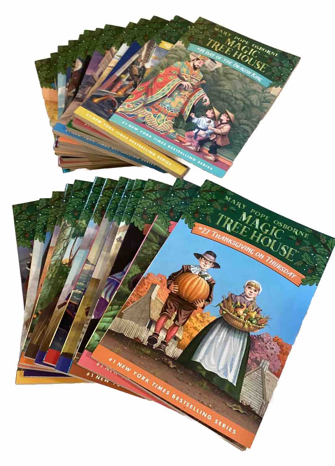 Lot Of 27 Magic Tree House By Mary Pope Osborne Illustrate By Sal Murdocca VTG