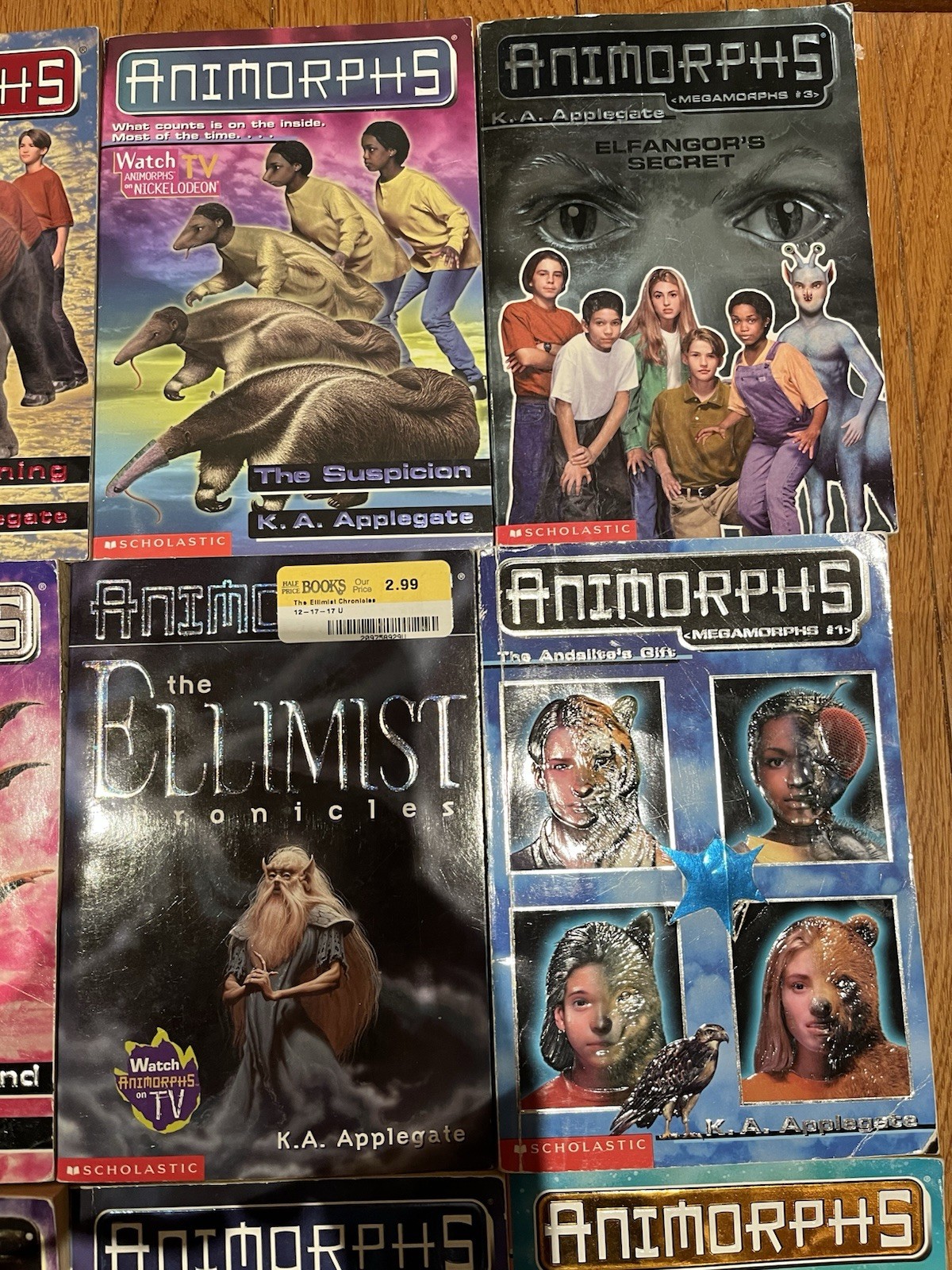 Lot of 12 Animorphs Paperback Books K.A. Applegate Megamorphs Vintage