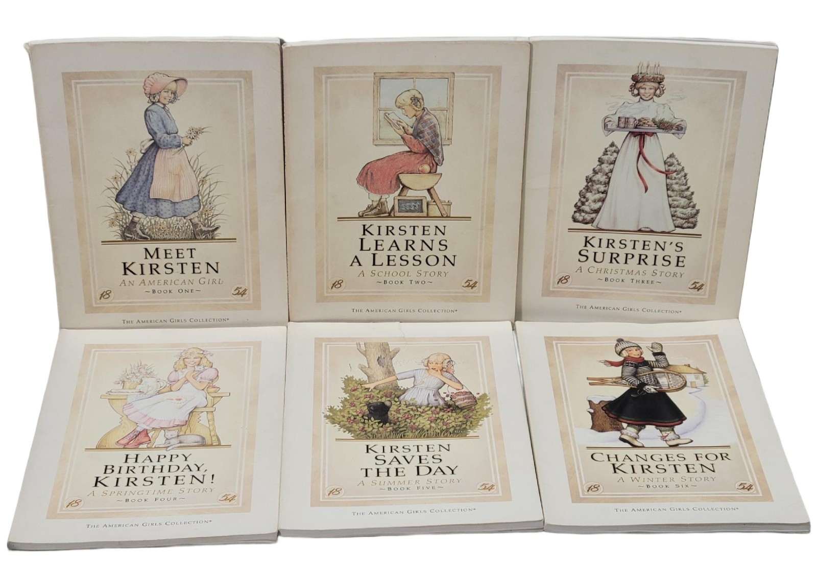 Meet Kirsten An American Girl Book 1-6 Pleasant Company 1986 First Edition