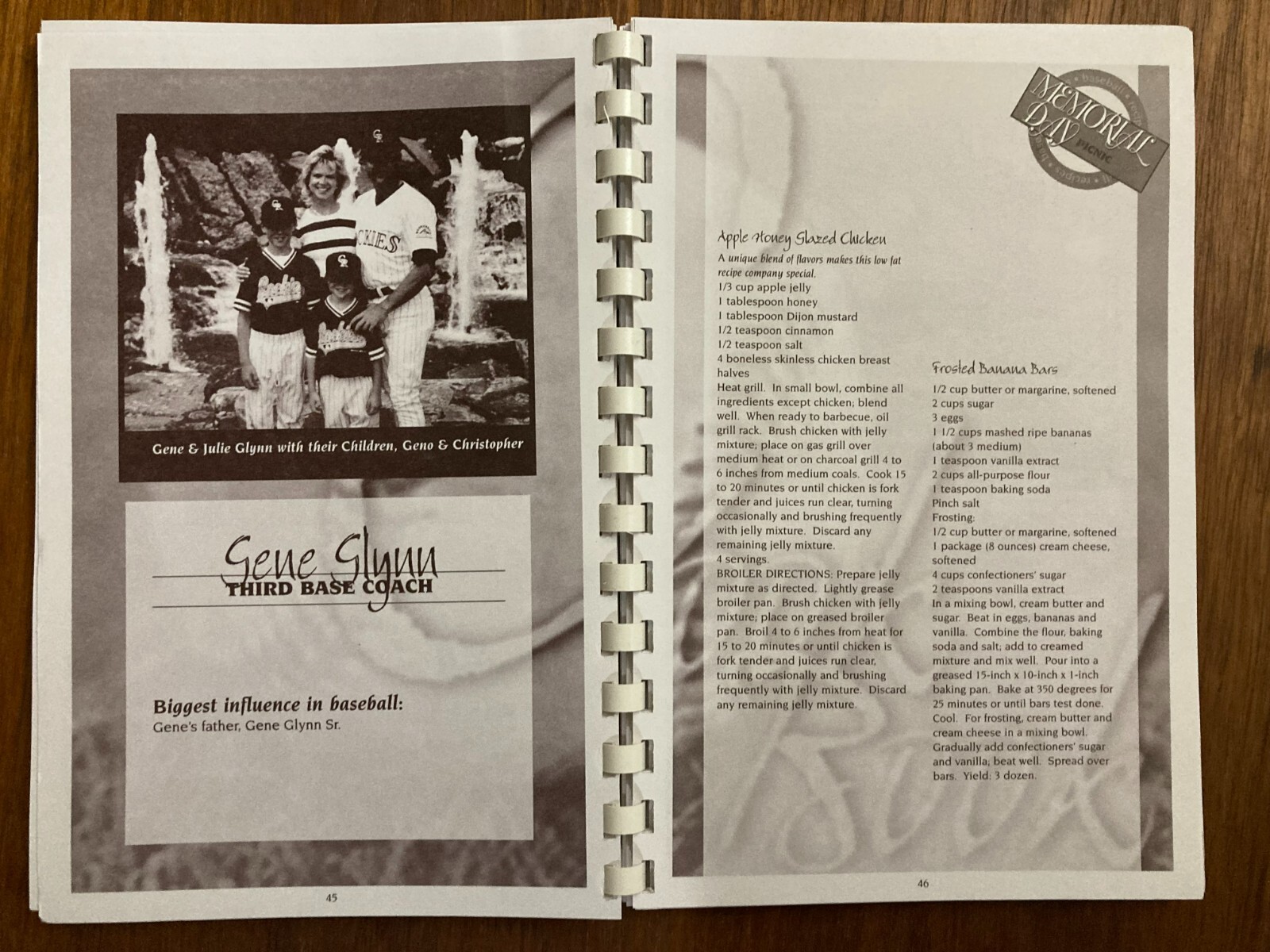 vintage Colorado Rockies MLB Baseball 1998 Second Annual 2nd Cookbook Cook Book