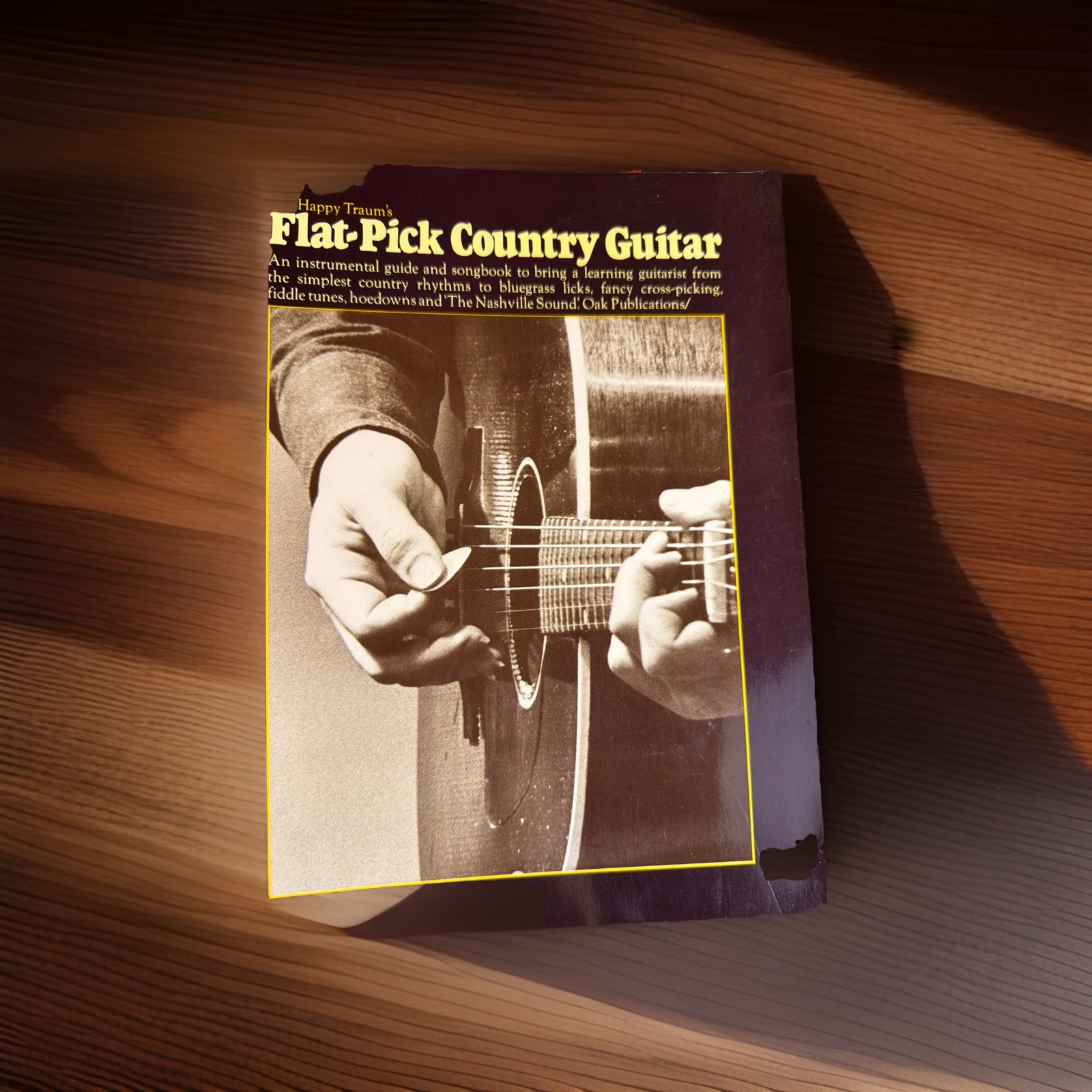 Bluegrass Tab Songbook Flat-Pick Country Guitar Happy Traum 1973 Excellent Cond