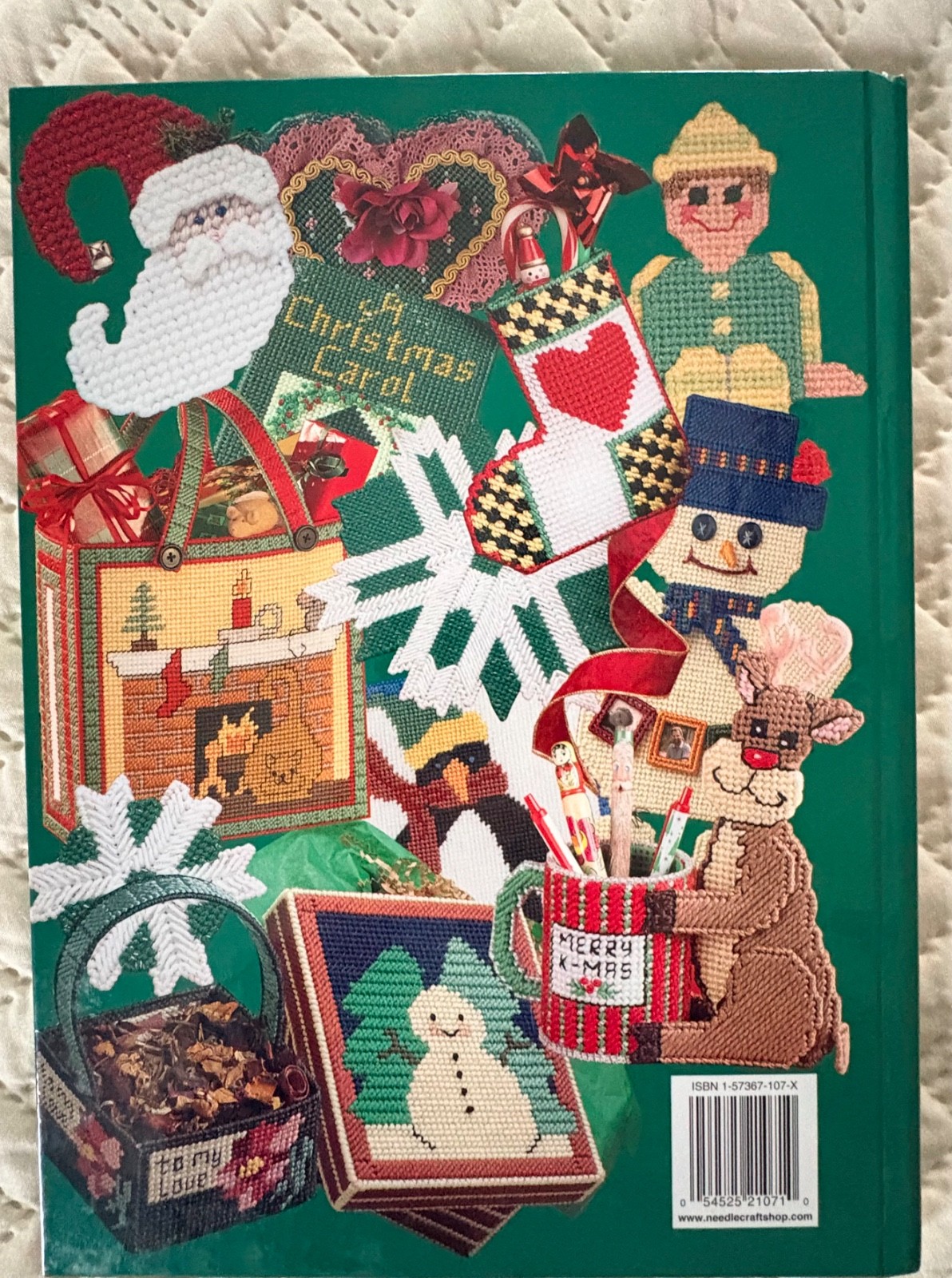 Lot PLASTIC CANVAS Project Books Patterns Christmas Holidays Hard Cover Leaflets