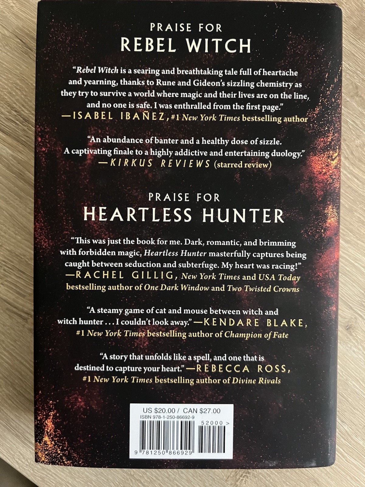 Heartless Hunter and Rebel Witch by Kristen Ciccarelli | First Edition