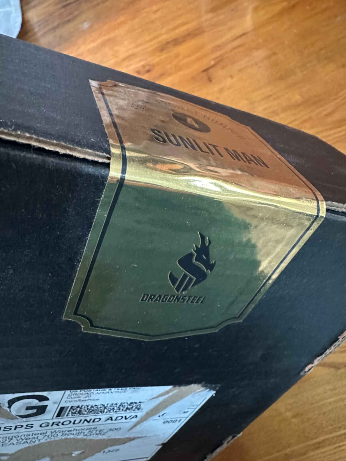 The Sunlit Man Secret Project #4 – Brandon Sanderson, book & swag