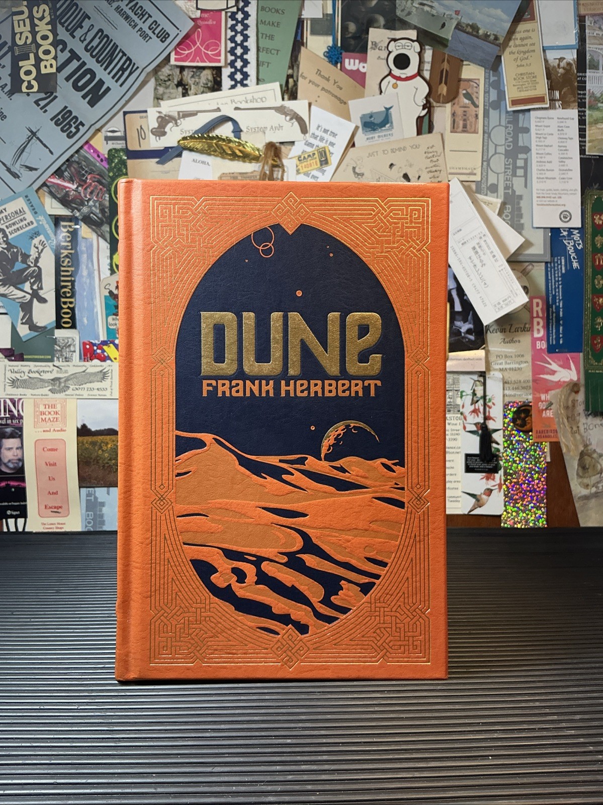Dune Frank Herbert Deluxe Hardcover ACE Special Edition Leather / Gold Gilt Nice