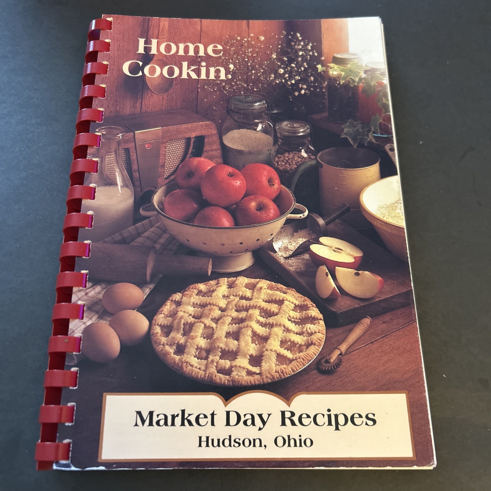 Home Cookin’ Market Day Recipes Hudson, Ohio Cookbook VTG ~ 127 Pages