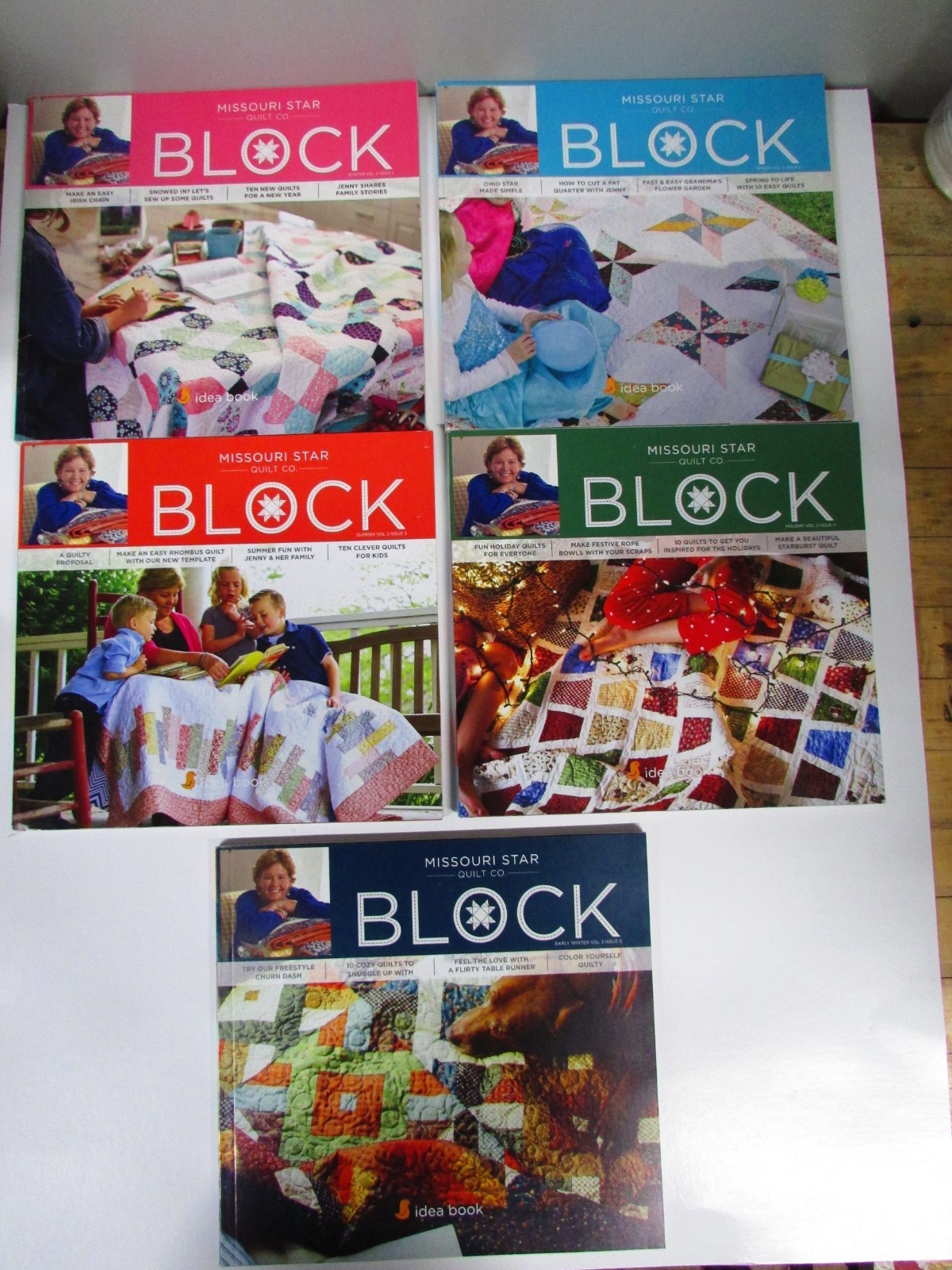 Missouri Star Quilt Co., Vol. 3/ issue 1,2,3,4,6