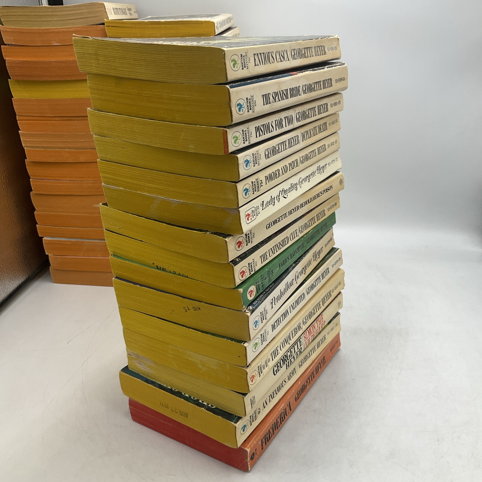 Georgette Heyer Lot 48 Mixed- Romance, Historical, Mystery 48 Vintage Paperbacks