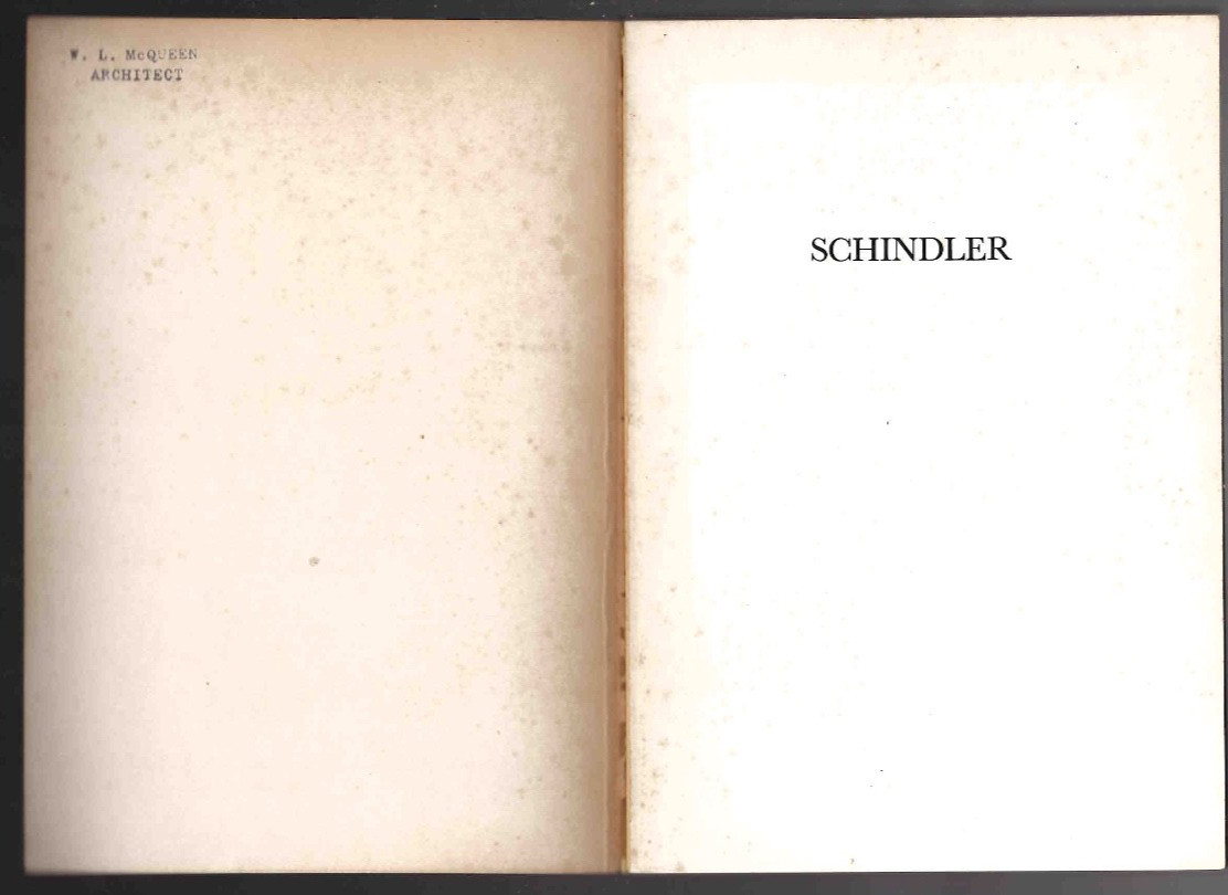 “Schindler” by David Gebhard, 1980 Publ. Peregrine Smith 216 pages