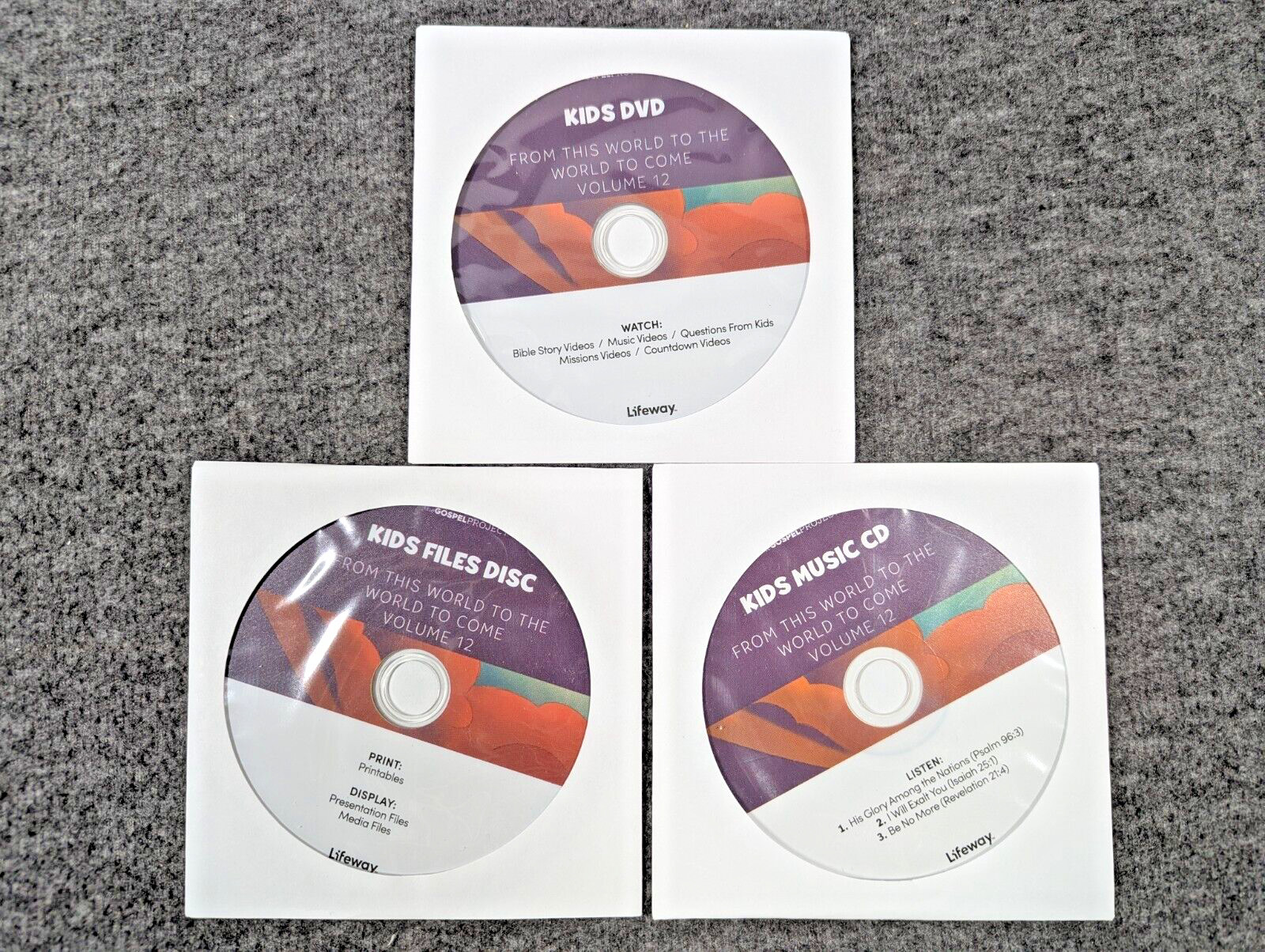 The Gospel Project for Kids Bundle Volume 12, Leader Guide Activity Pages DVD…