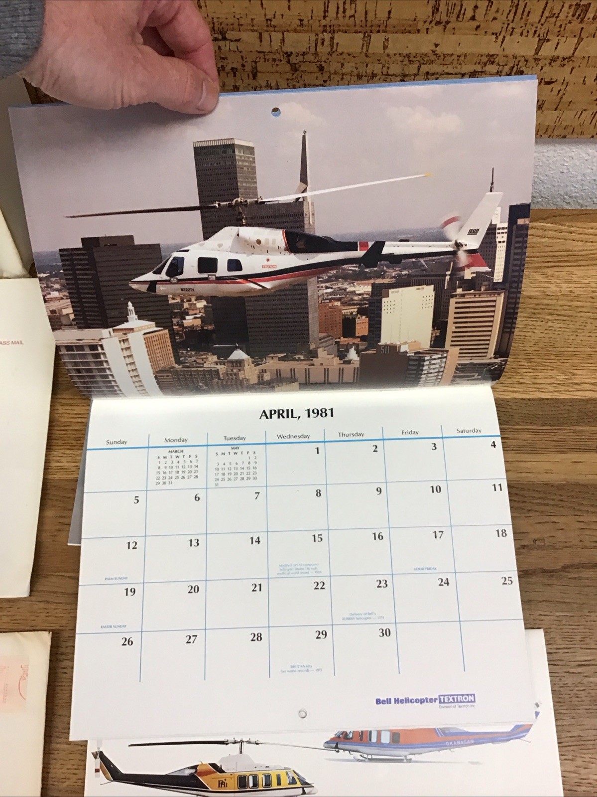 BELL HELICOPTER – Appointment Calendar – 1981 1982 1983 – Lot Of 3 – MM6.107