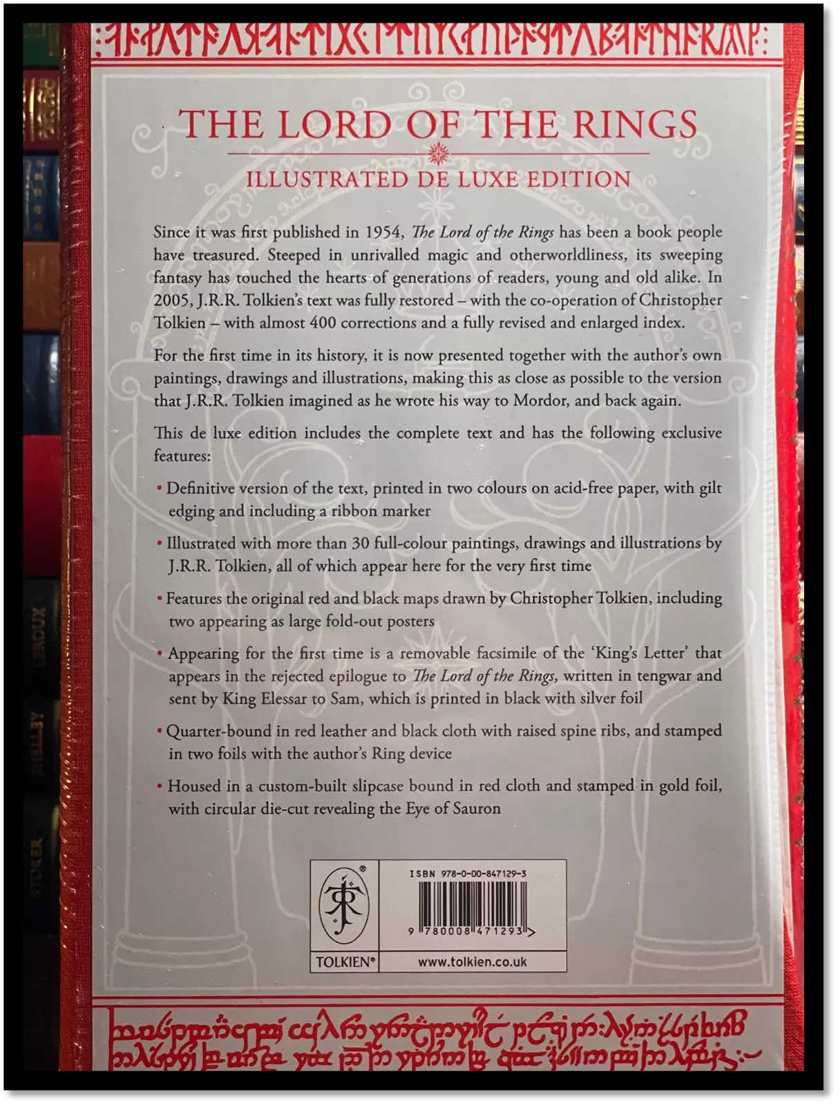 Jrr Tolkien And Deluxe The Lord of the Ring Box Special Edition Ill Author