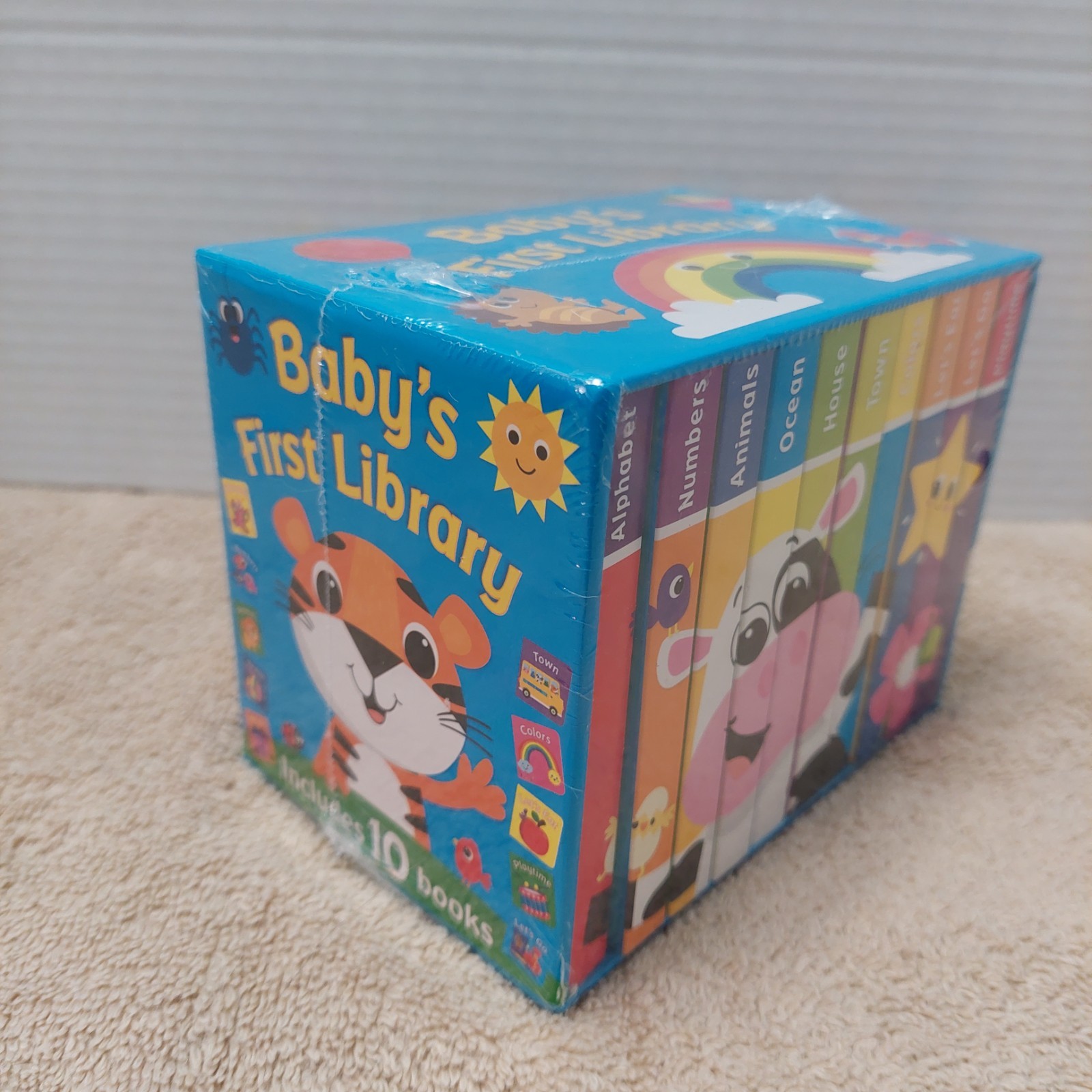 NEW “Baby’s First Library” 10-Book Board Book Set for Babies and Toddlers 0-4