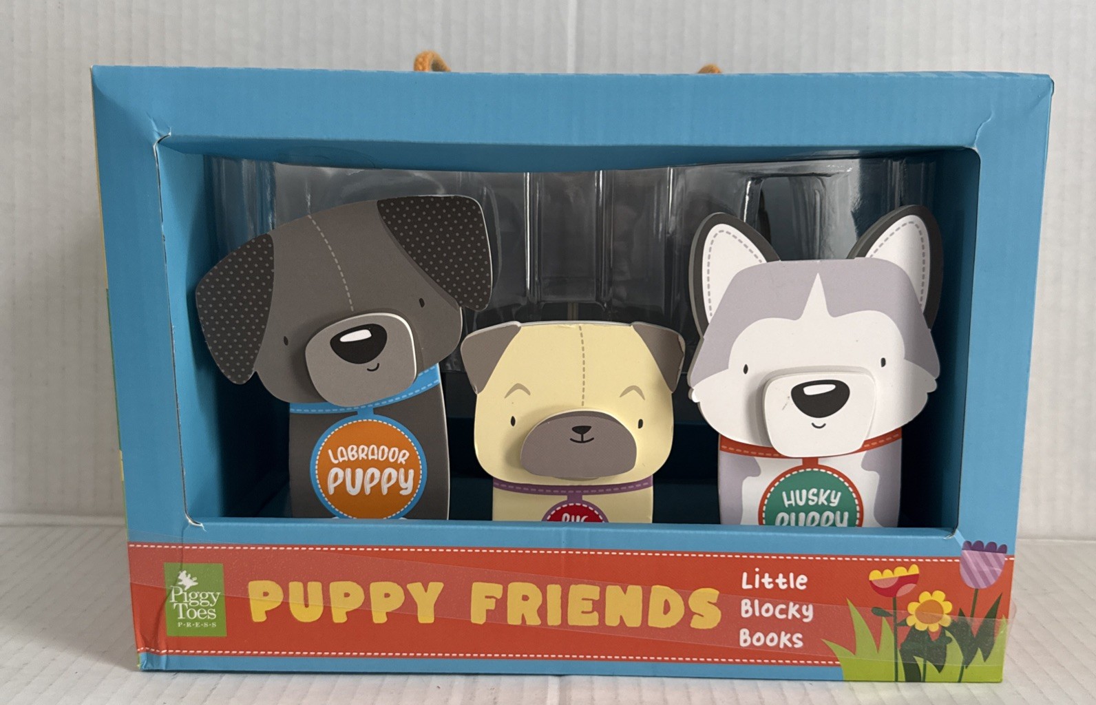 Bendon Board Books Puppy Friends Little Blocky Books Husky Pug Lab Kathy Ireland