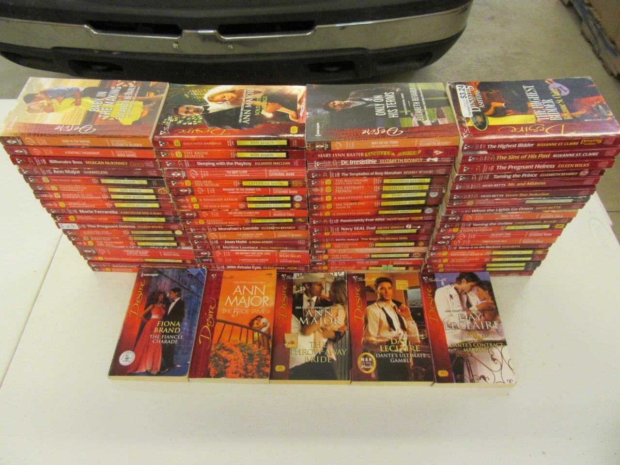 HUGE Lot (82) SILHOUETTE DESIRE SERIES Books DAY LECLAIRE MARA BANKS ANN MAJOR