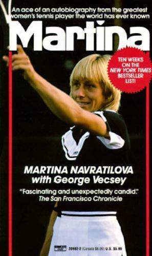 Martina – paperback, 9780449209820, Martina Navratilova