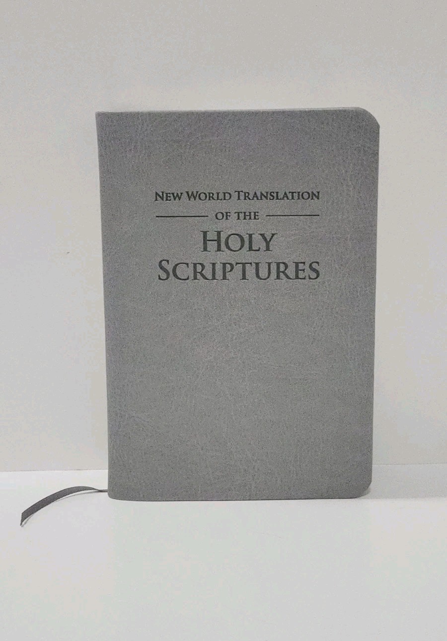 New World Translation of the Holy Scriptures Gray Faux Leather Watchtower 2013