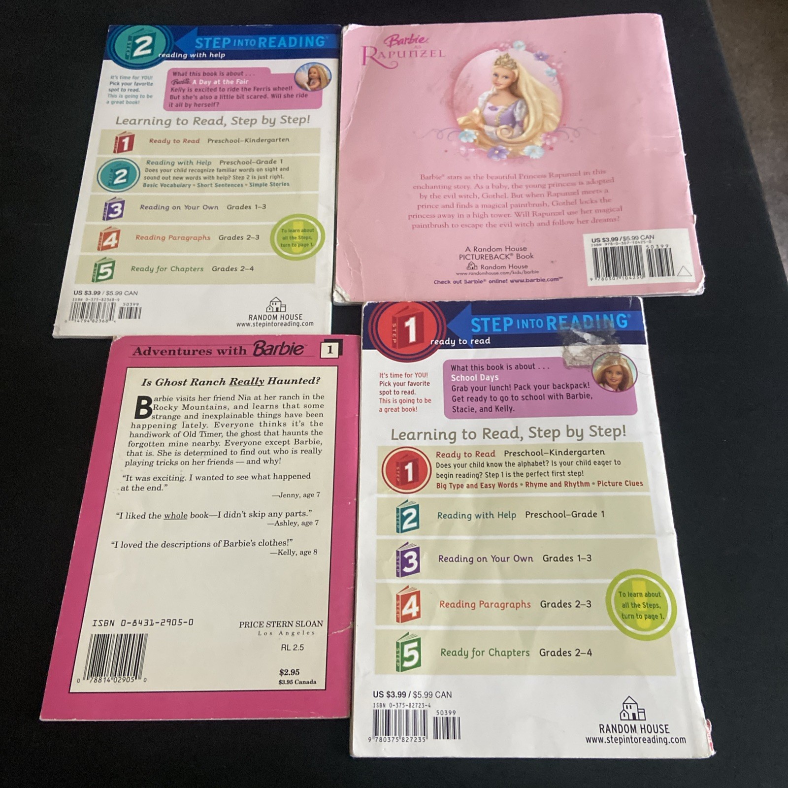 Barbie Children’s Books Lot 12 HCs & Softcover Good Condition