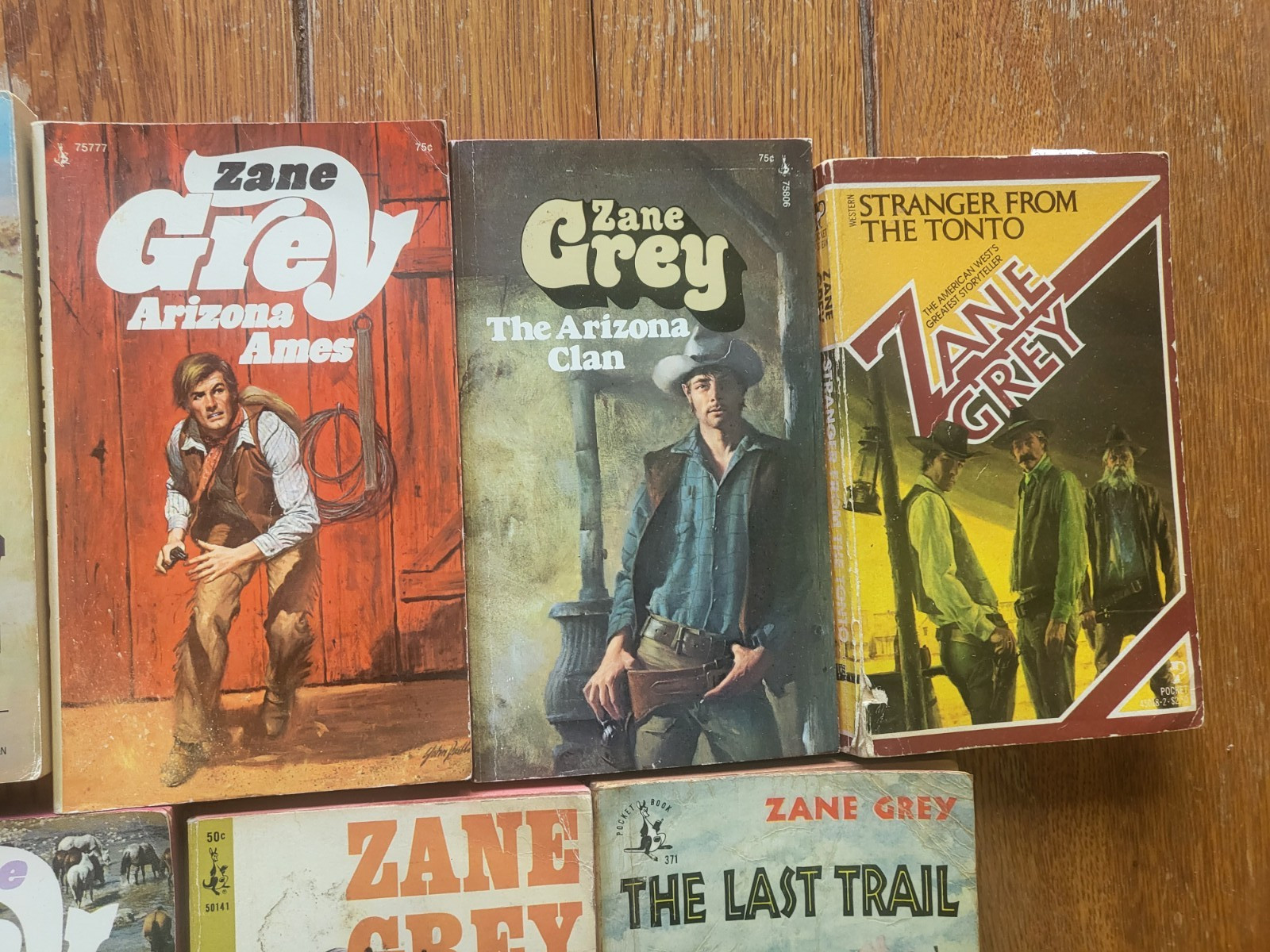 💎 Zane Grey 9 Book Lot VINTAGE – Western Pulp – COMBINE SHIPPING 💎