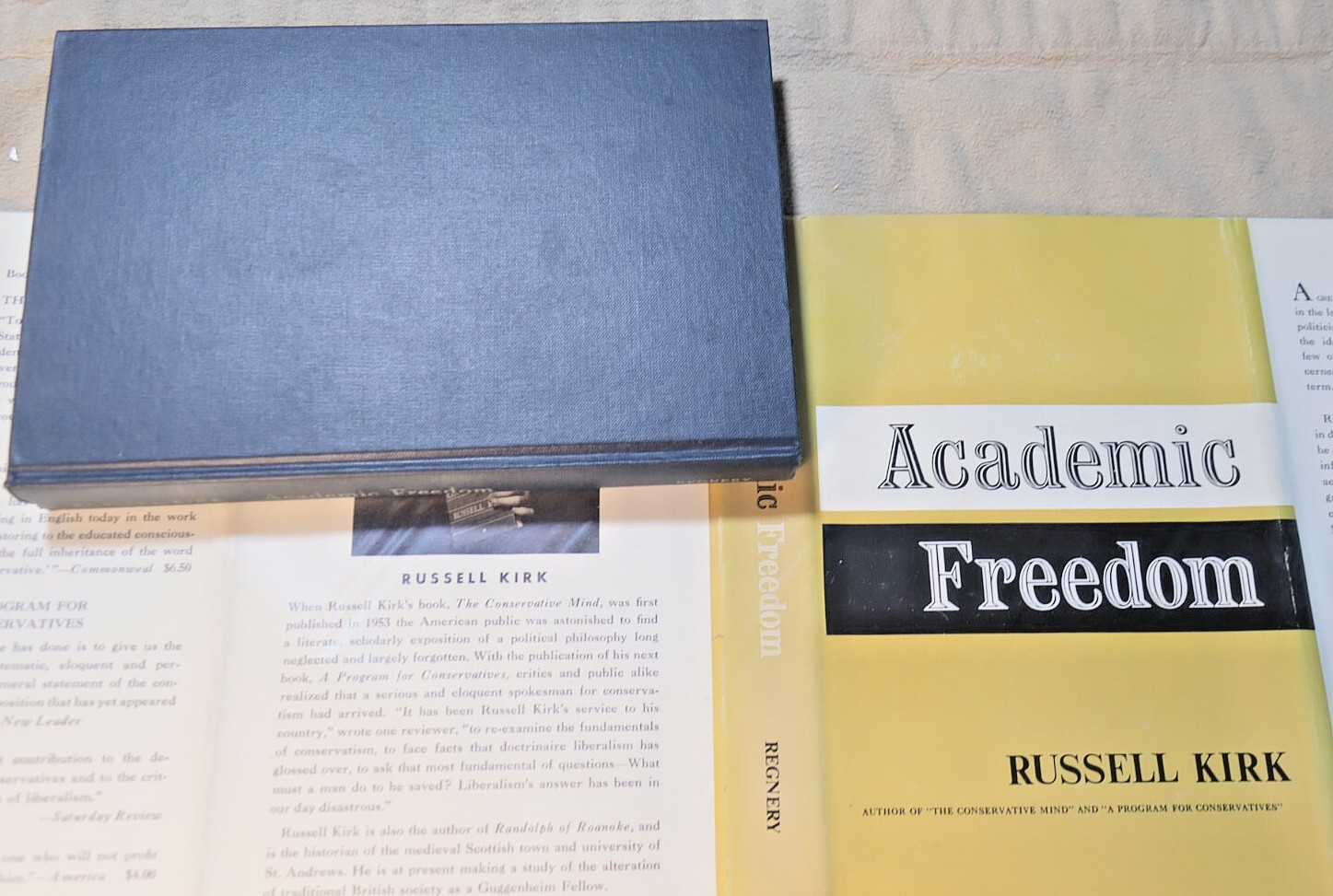 ACADEMIC FREEDOM Russell Kirk HC/DJ VG+/VG+ 1955 Scarce An Essay in Definition