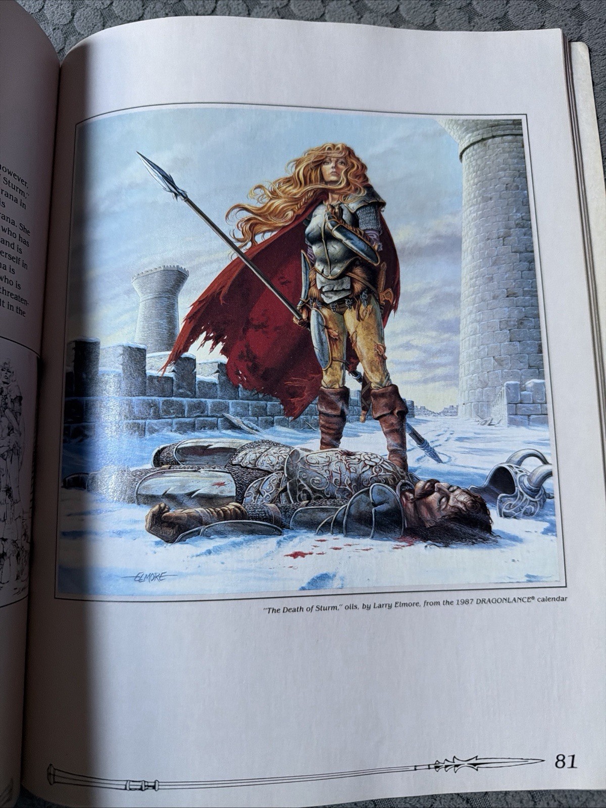 The Art of the DragonLance Saga First Printing March 1987 Weis Hickman Kirchoff