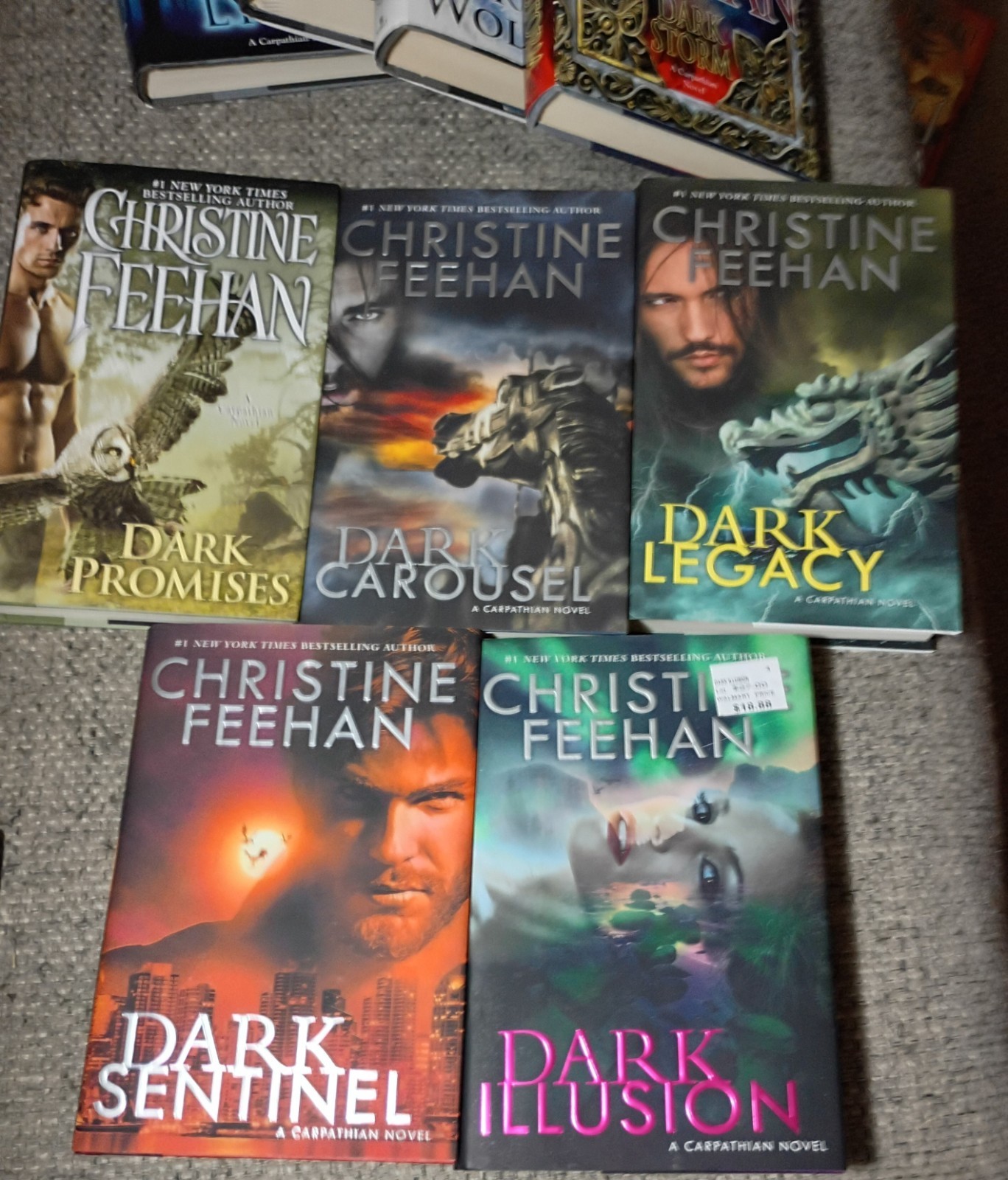 Christine Feehan Dark Series(Carpathian Series). 15 Hard Back