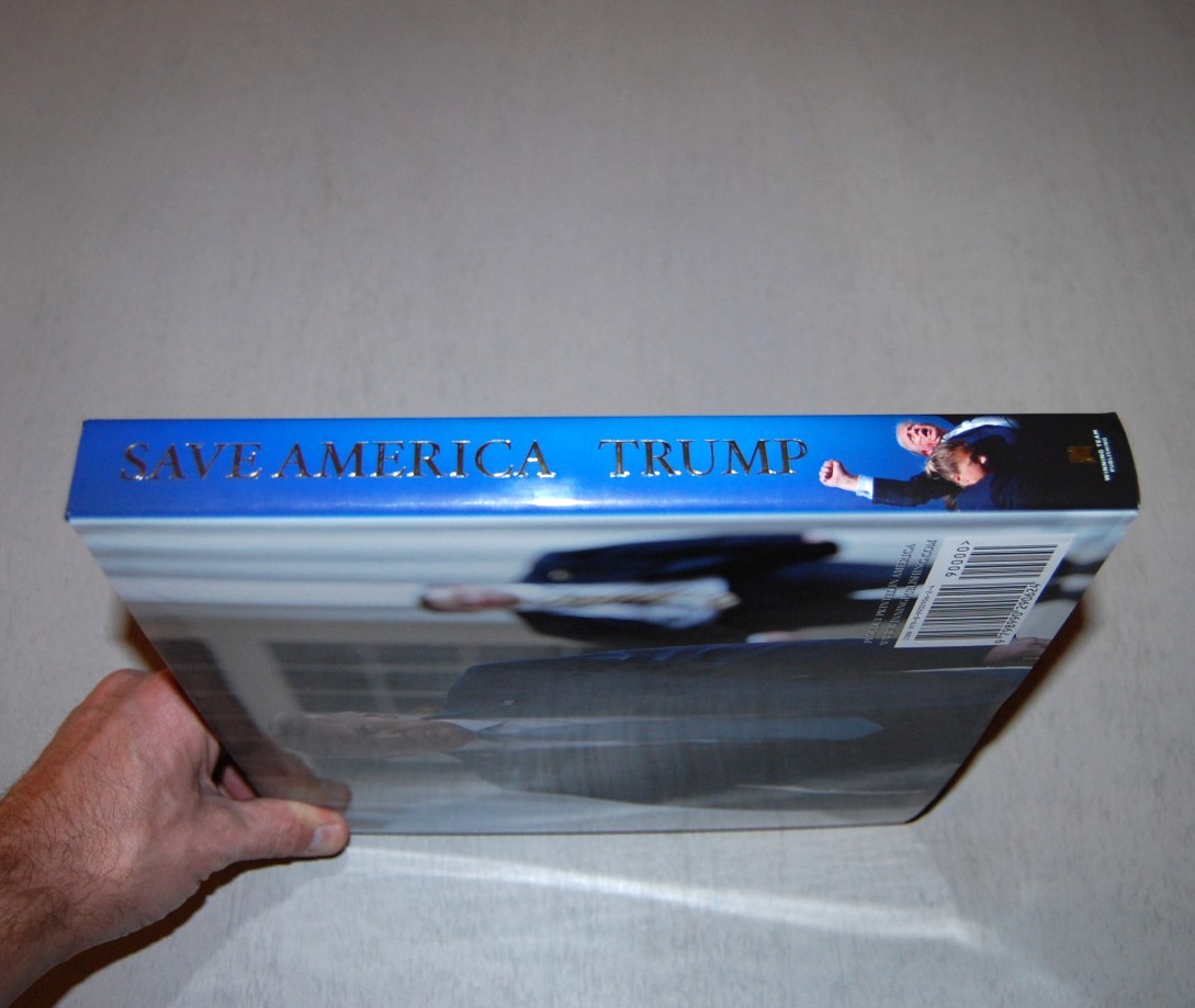 Donald J. Trump Save America Hardcover Book 2024 MAGA Make America Great Again