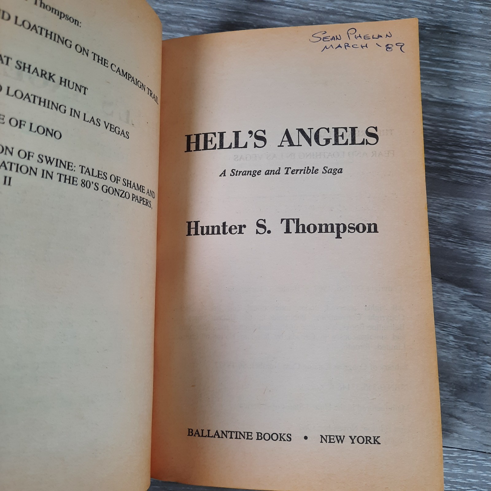 True Crime PB Lot of 9 Murder Serial Killers Hunter S. Thompson Hell’s Angels