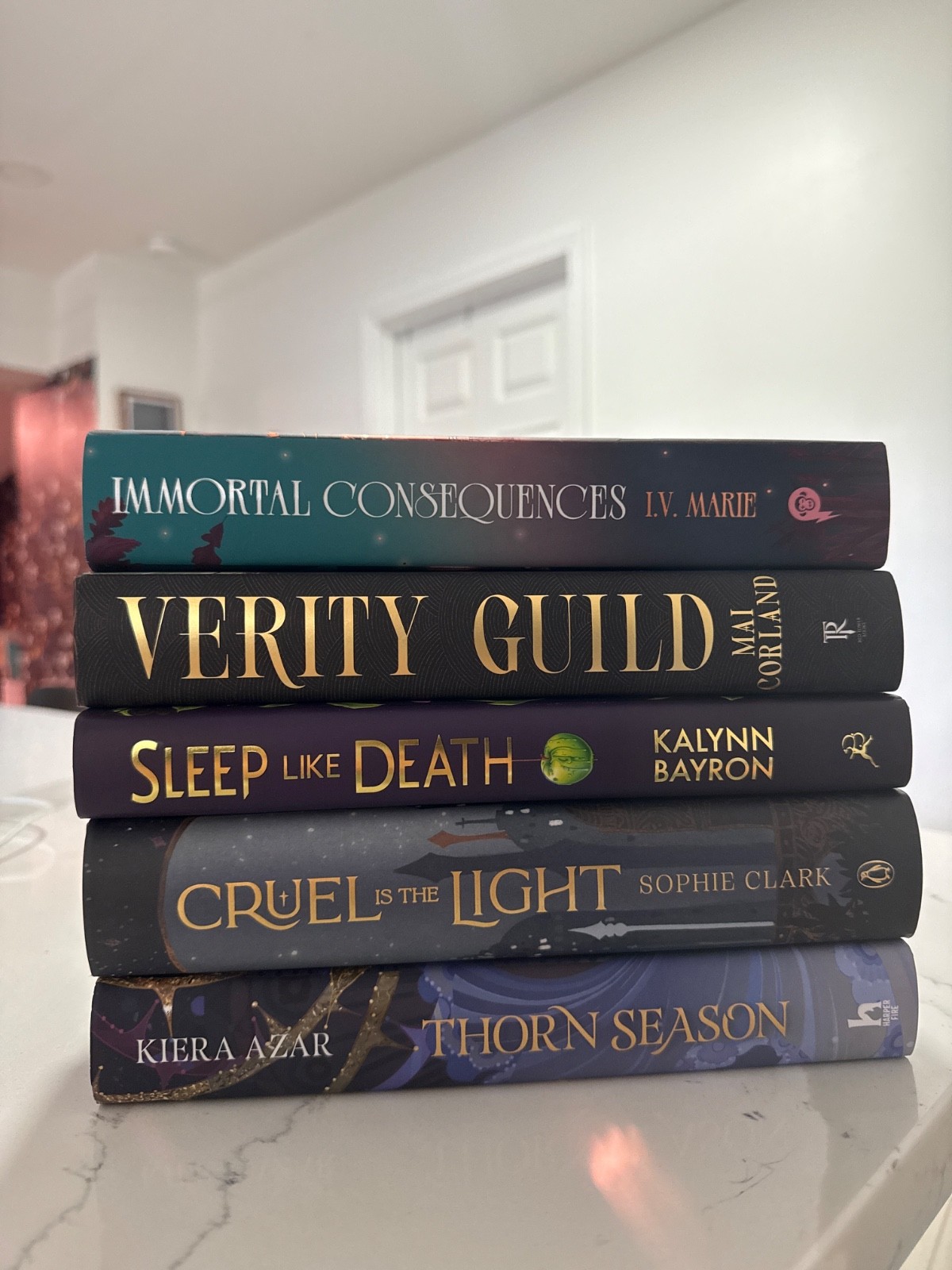Fairyloot Haul (5books) like new, never been read. Sprayed edges