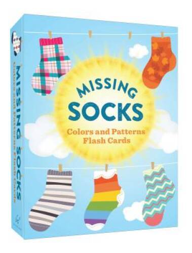 Missing Socks Colors and Patterns Flash Cards – Cards – VERY GOOD