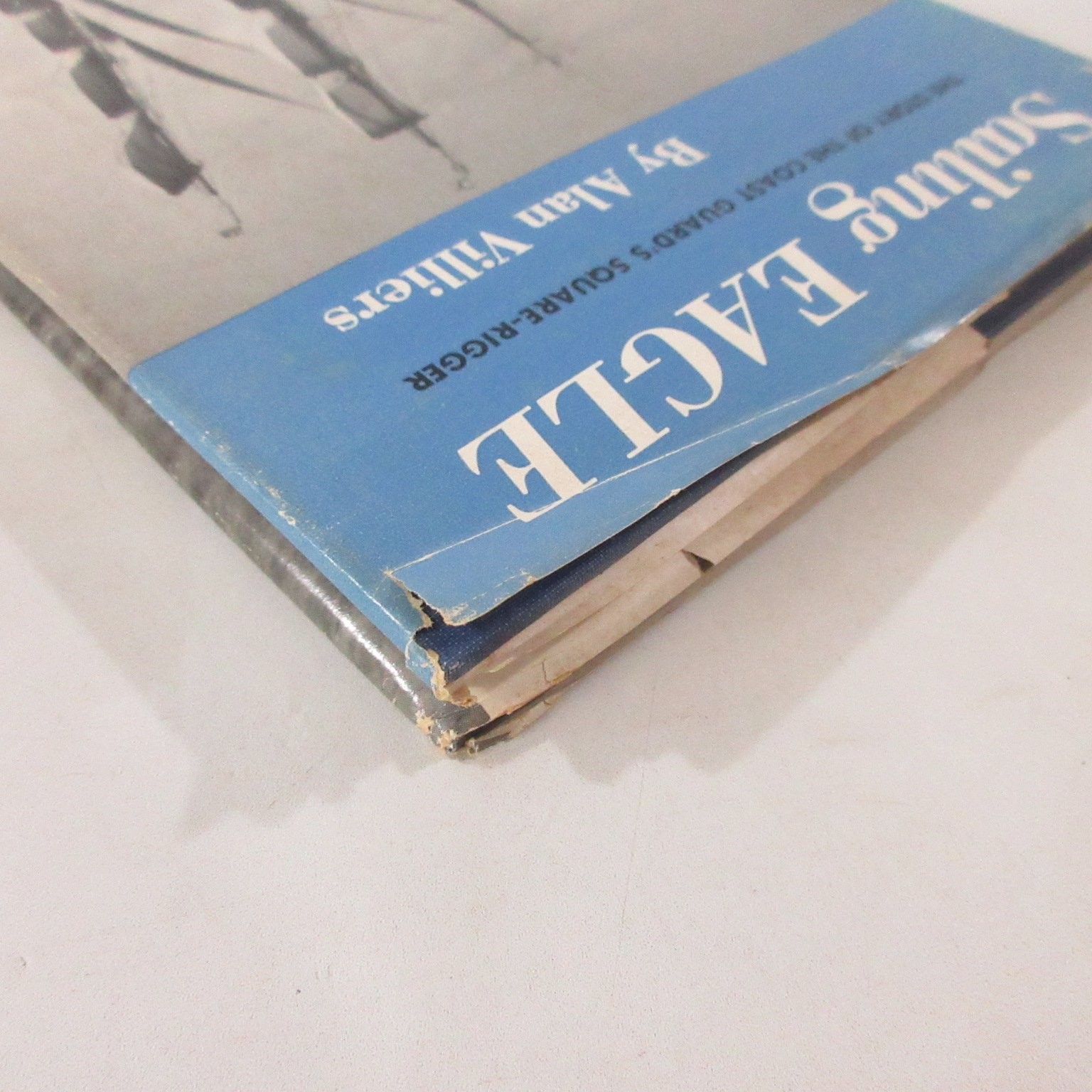 Sailing EAGLE Alan Villiers 1957 1st Ed Nautical History Coast Guard Square Rig