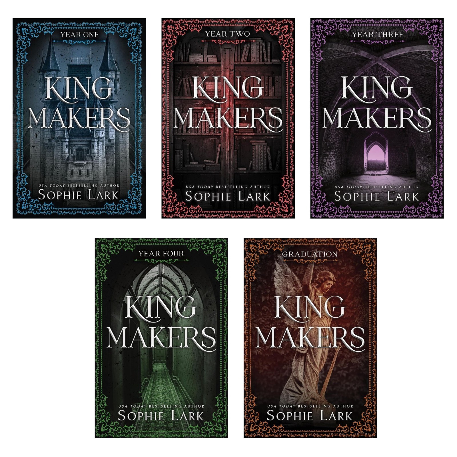 Kingmakers Series Book Year 1,2,3,4,Graduation by Sophie lark Paperback