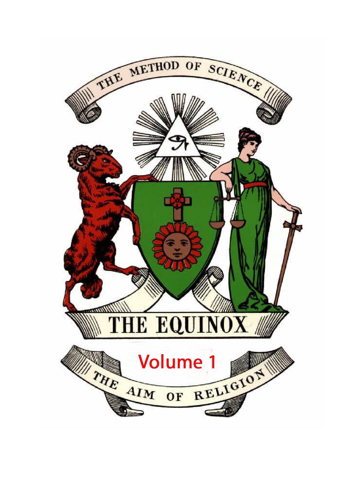 The Equinox magazine Vol 1 complete on CD/USB (Rosicrucian Crowley Thelema)