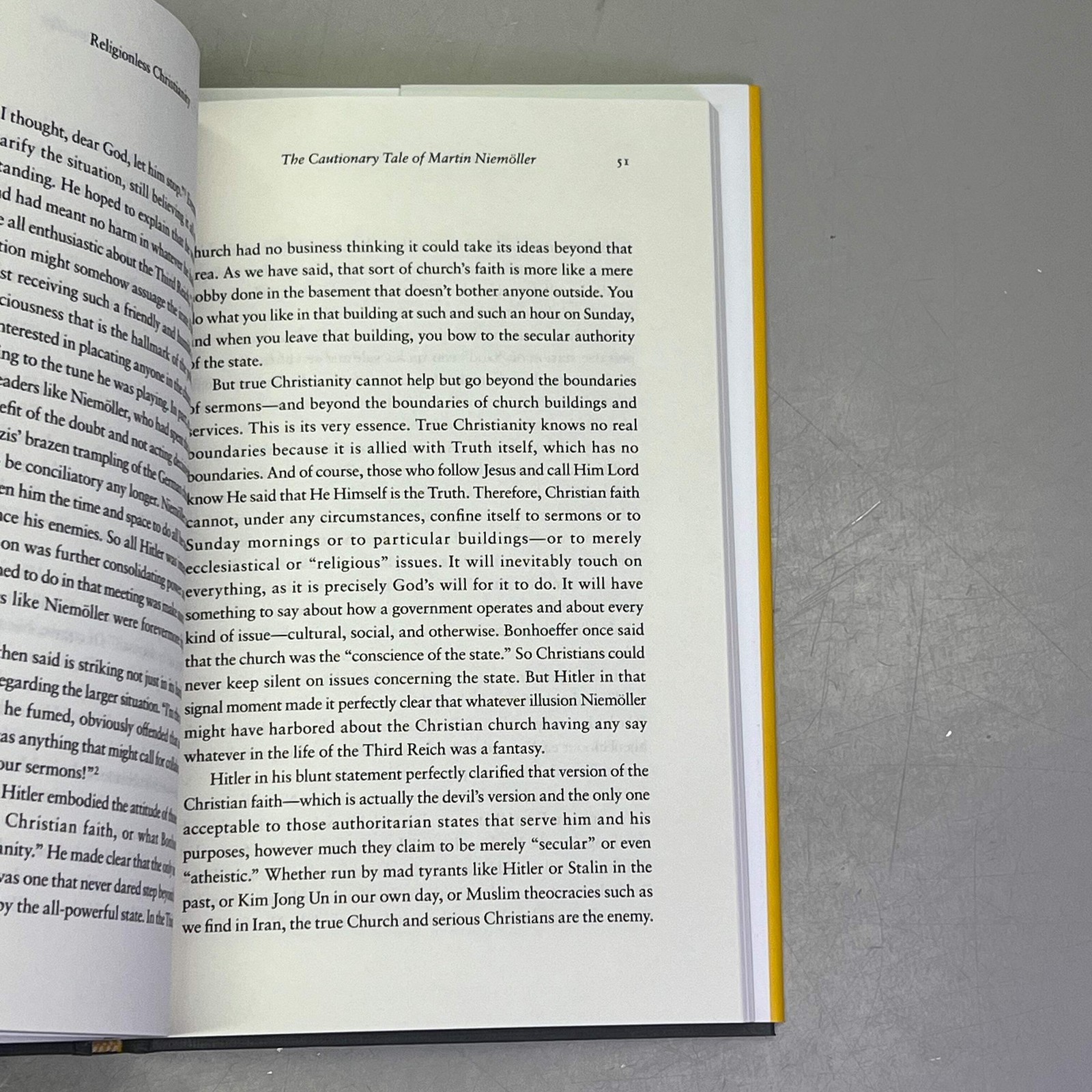 RELIGIONLESS CHRISTIANITY Gods Answer To Evil By Eric Metaxas Hardback Book