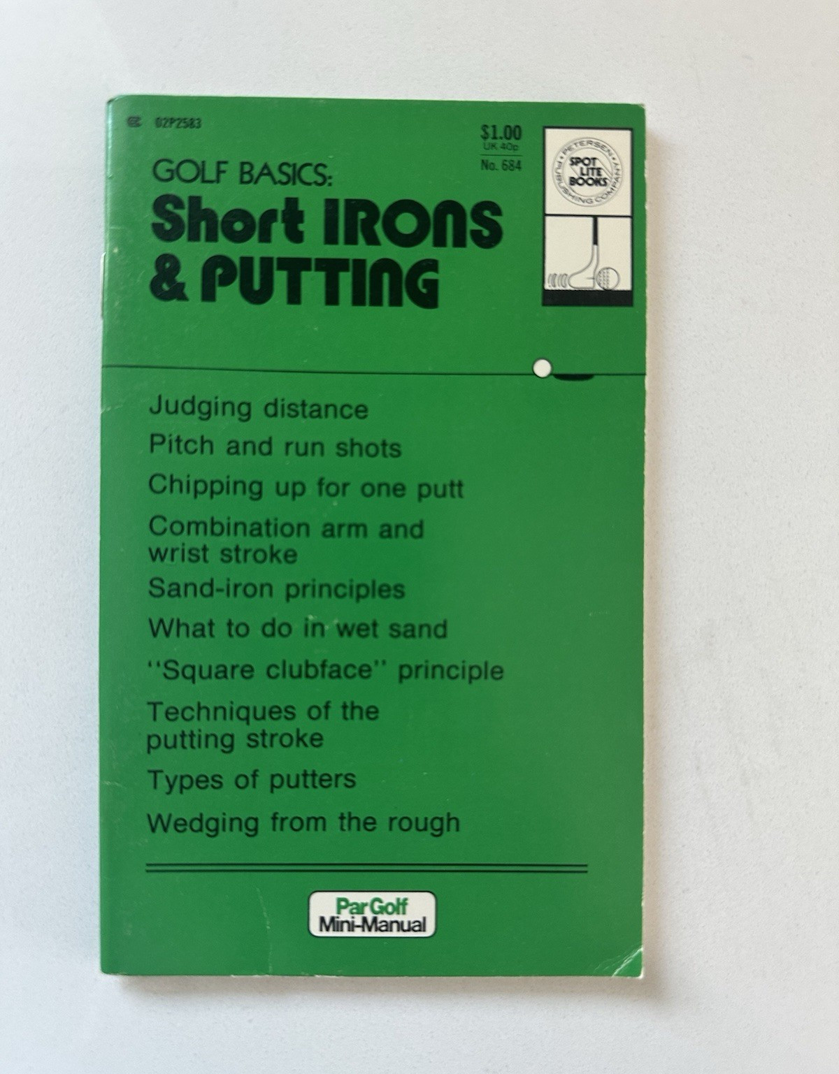 Henry Hoople Golf Basics: Short Irons & Putting Mini-Manual Spotlite PB 1973