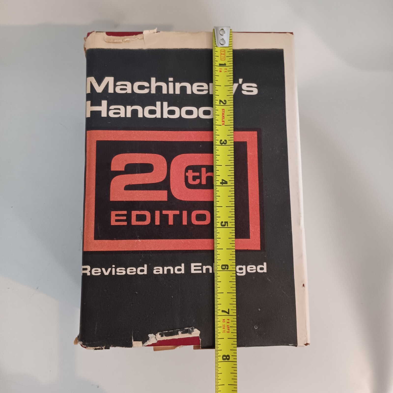 VTG Machinery’s Handbook 20th Edition 1975 Oberg Jones Machinist Reference