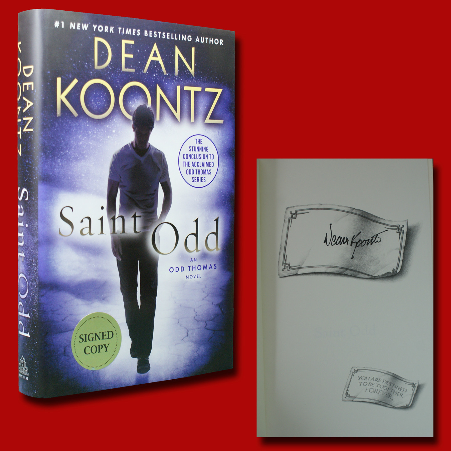 Saint Odd SIGNED Dean Koontz ( 2015,HC,1st) BRAND NEW
