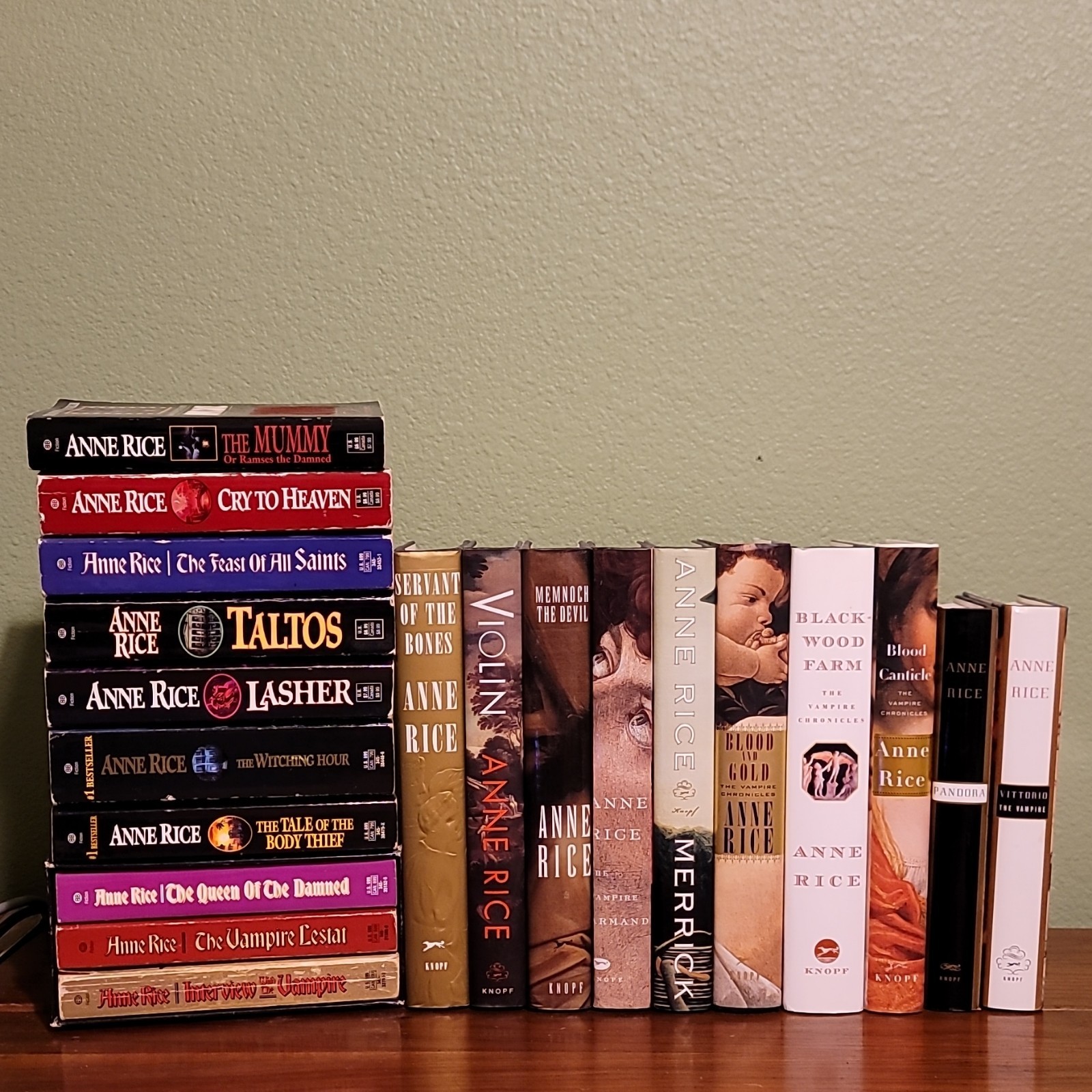 Anne Rice Vampire & Witch Chronicles + Other Books (1st Edition HB) PB Lot of 20
