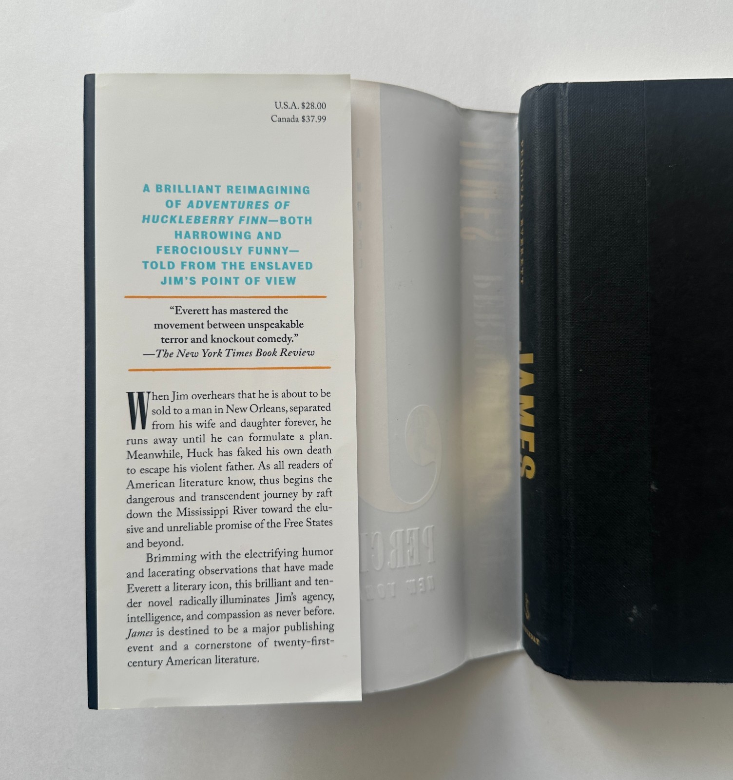 PERCIVAL EVERETT James: A Novel | 2024 Hardcover/Dust Jacket – 7th Printing