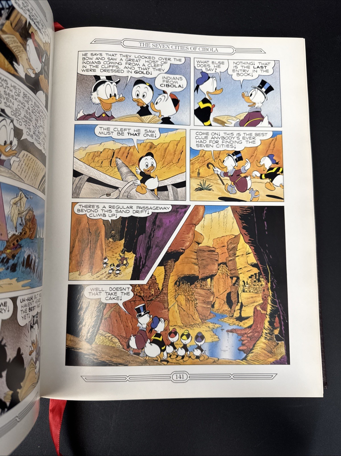 Uncle Scrooge McDuck 1981 1st Ed Leatherbound Signed Carl Barks Print #734/5000