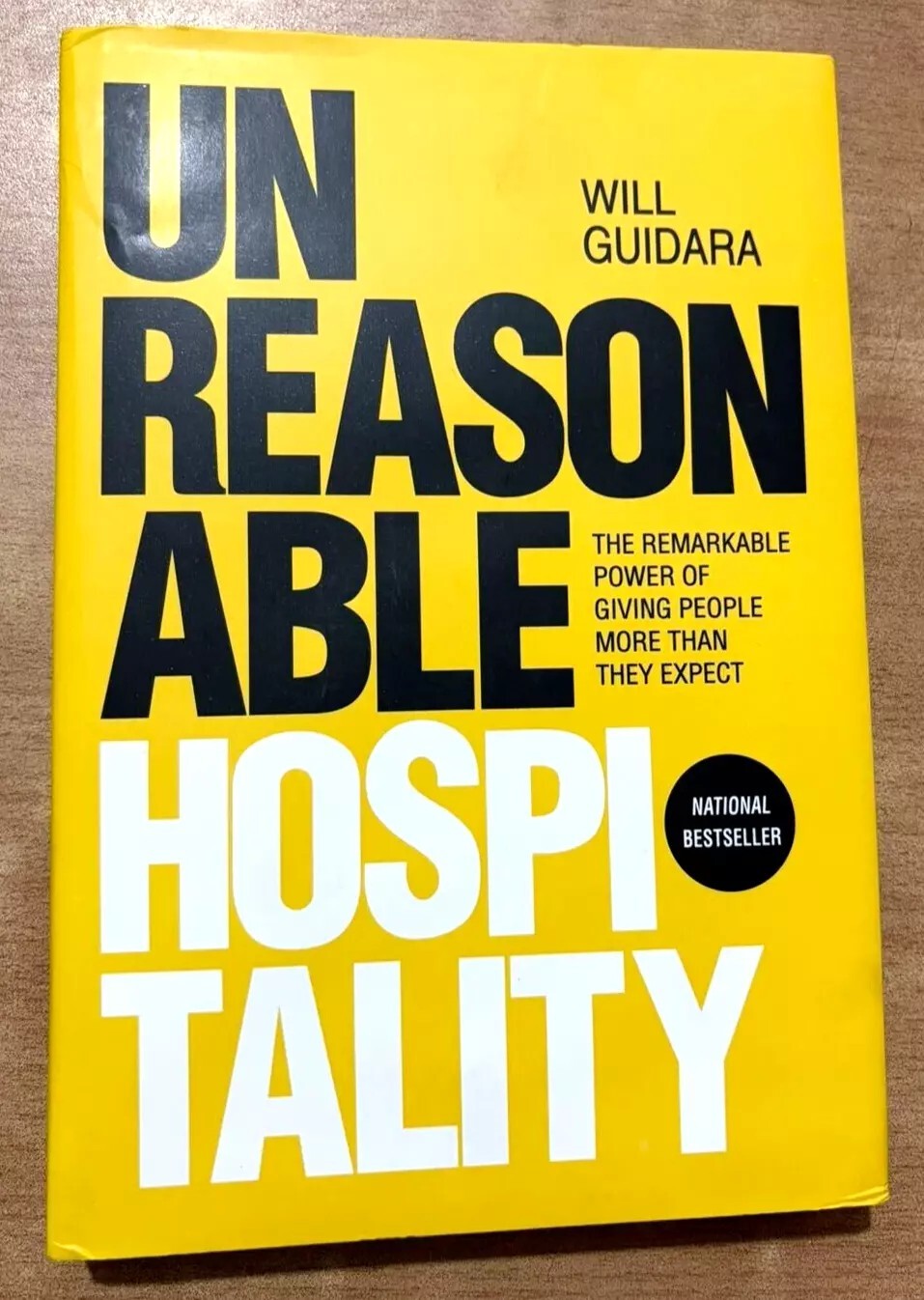 Unreasonable Hospitality By Will Guidara, Hardcover FREE SHIPPING