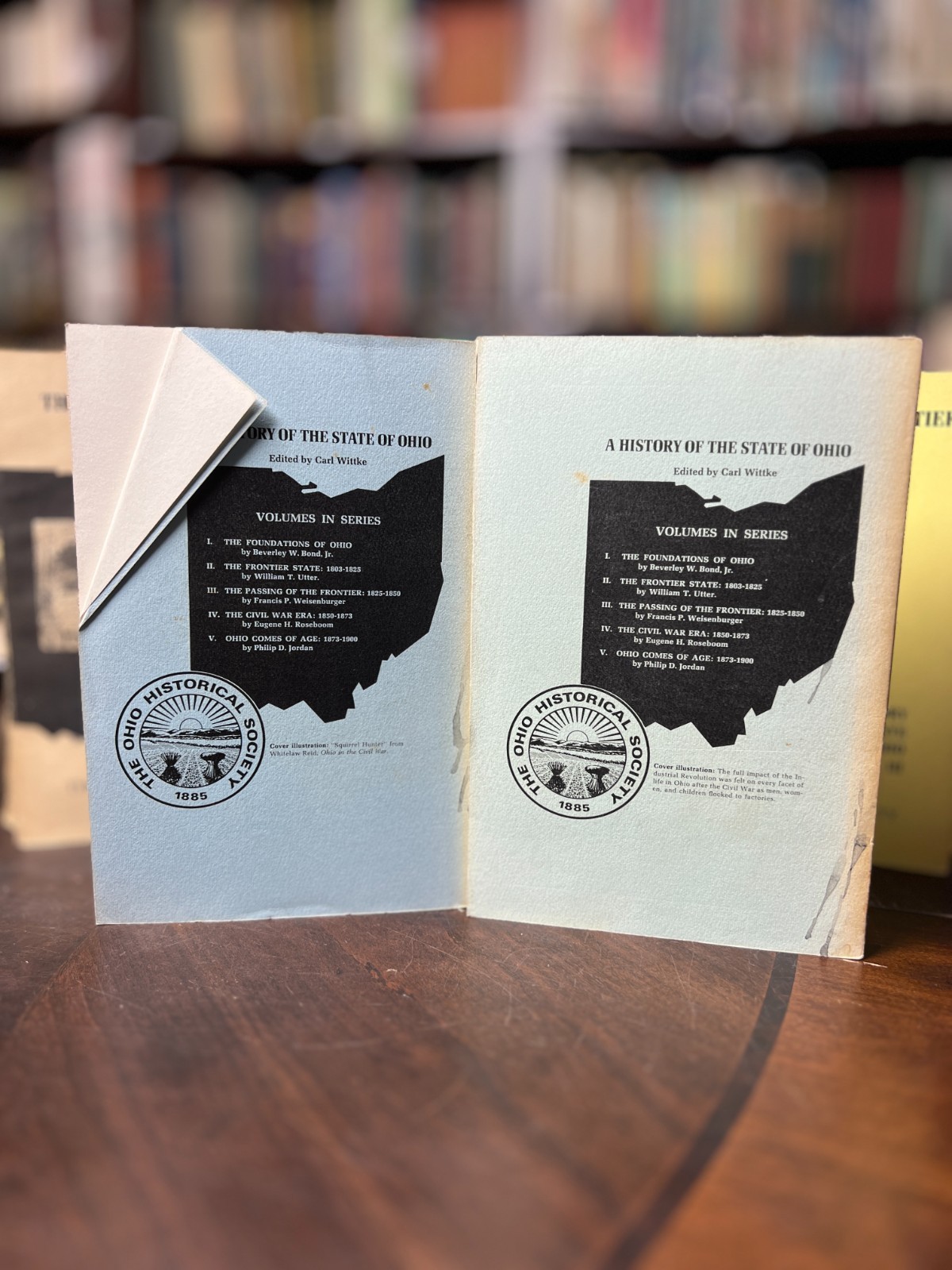 The History of the State of Ohio Volumes I-V Foundation-1900 3-2