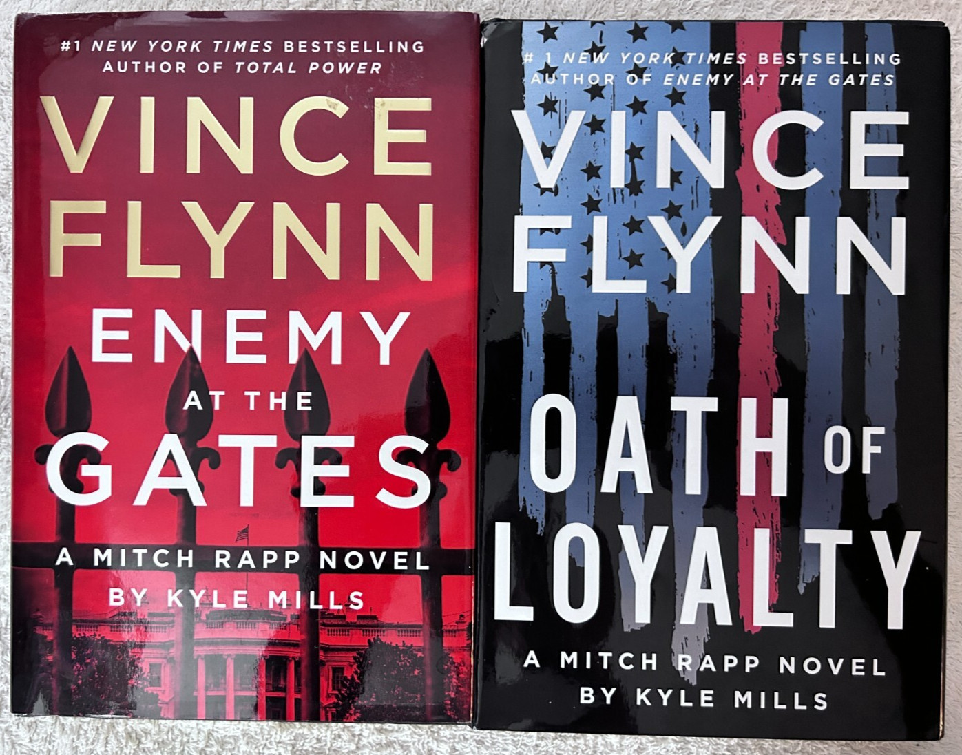 Kyle Mills, Mitch Rapp Book 20: Enemy at the Gates; Book 21: Oath of Loyalty
