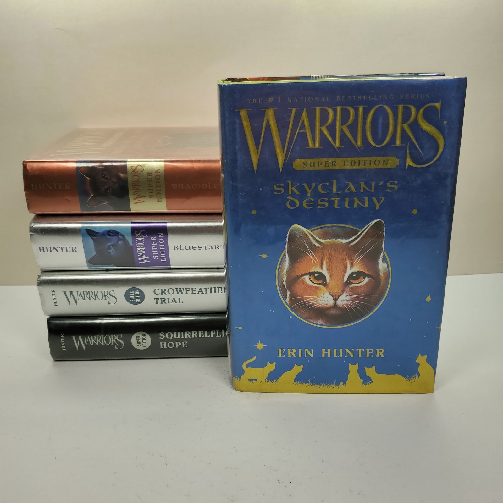Lot 5 Erin Hunter Books Super Editions Hardcover Warriors Set