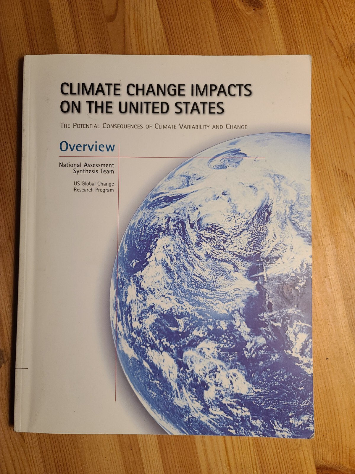 Climate Change Impacts On The United States 2000 Cambride University Press