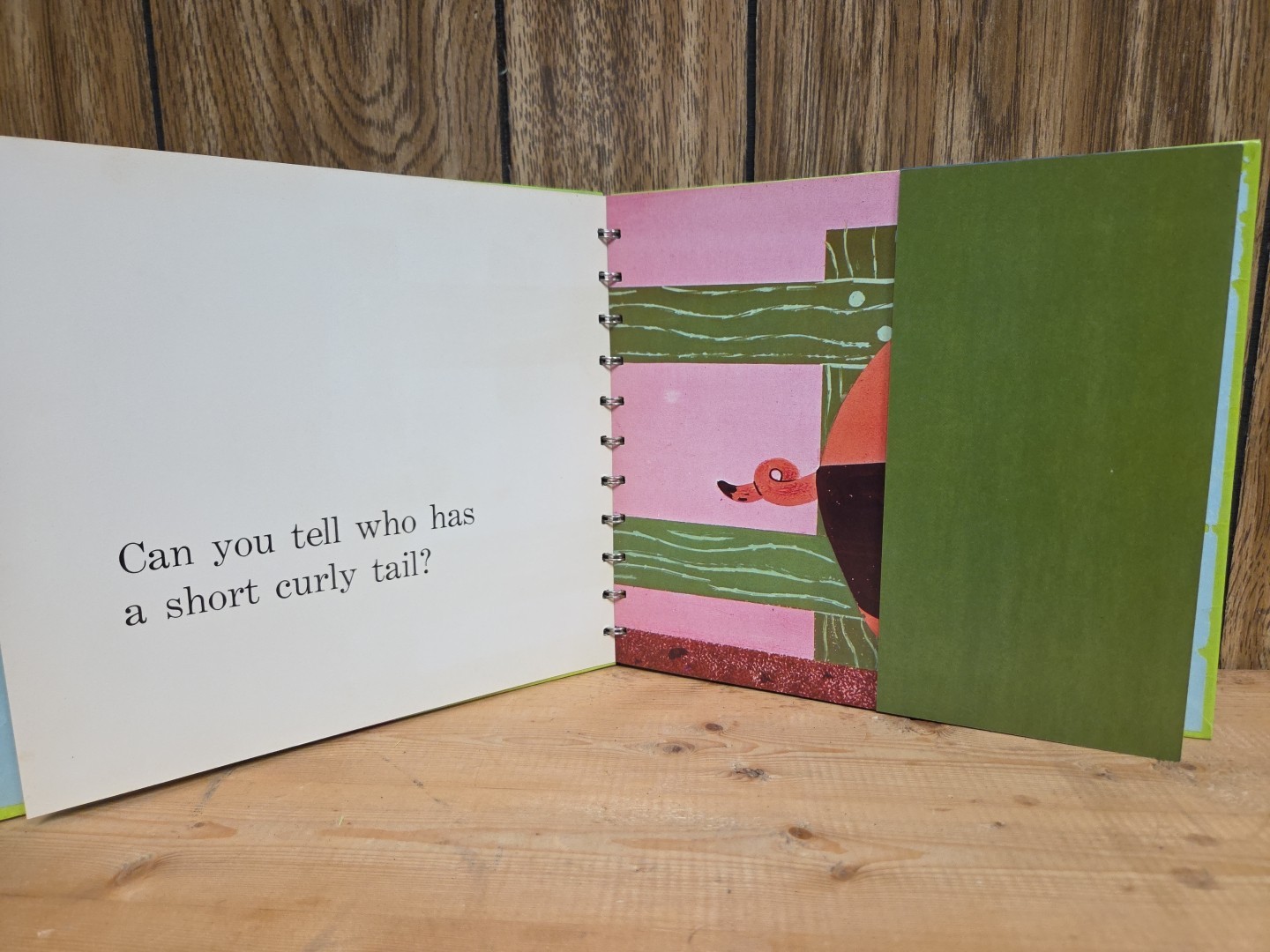 Vintage 1974 “TELLING TALES” Manipulative Book By Beth Clure & Helen Rumsey